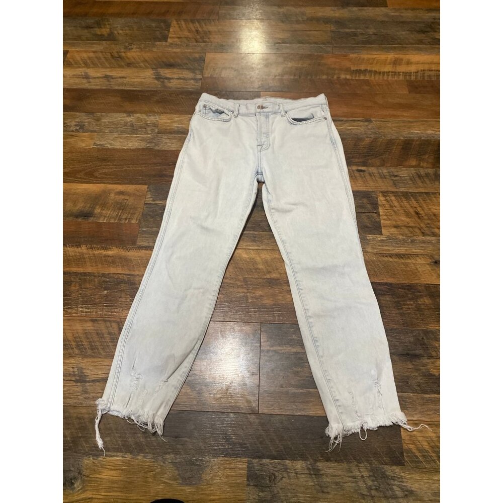 7 For All Mankind Women's Edie w/Wave Hem